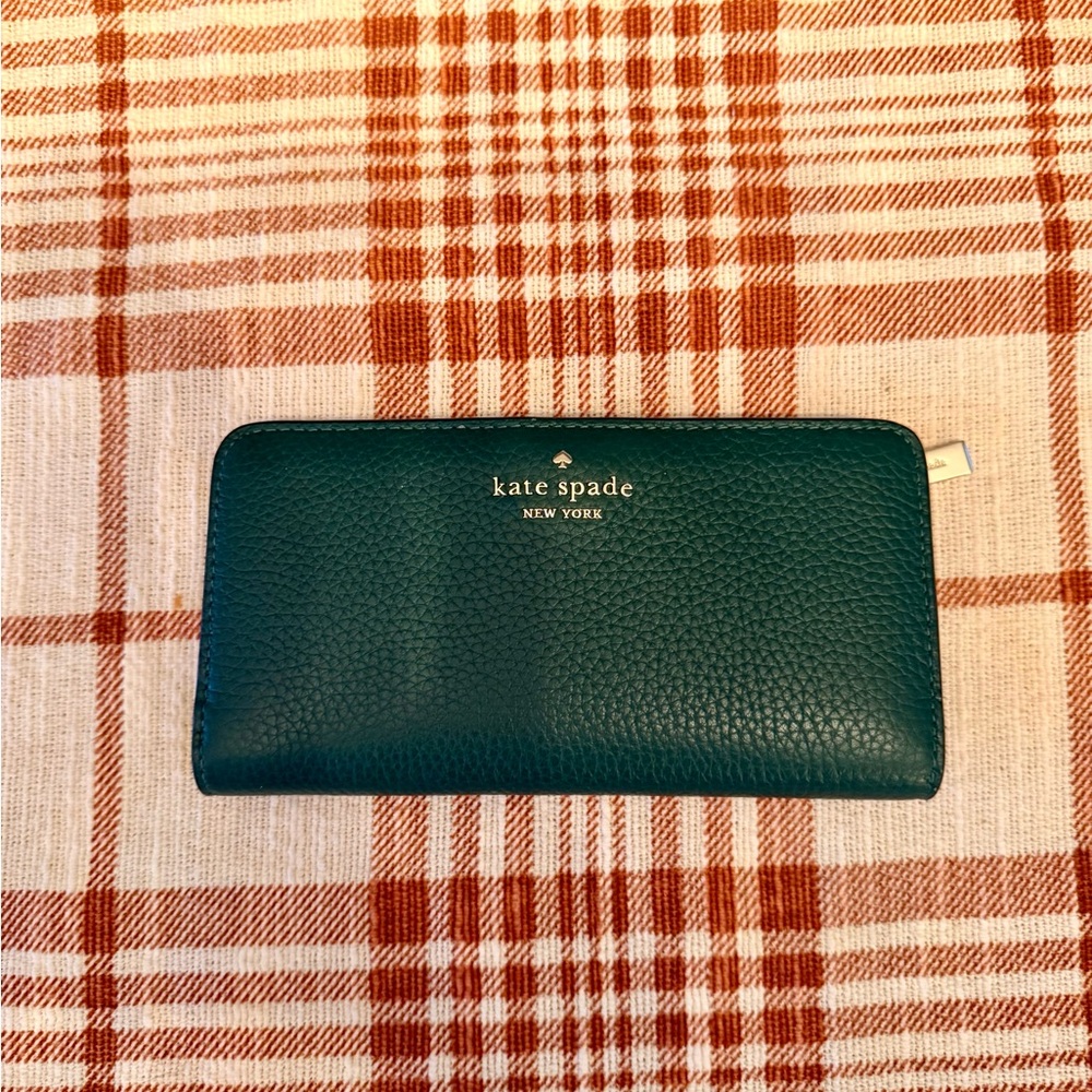 Kate Spade Emerald Green Leather Wallet